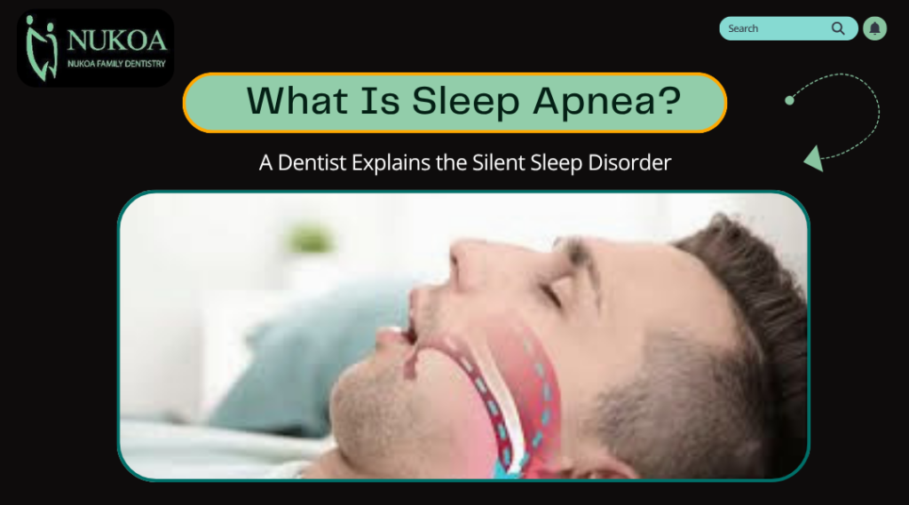sleep apnea explained by dentist