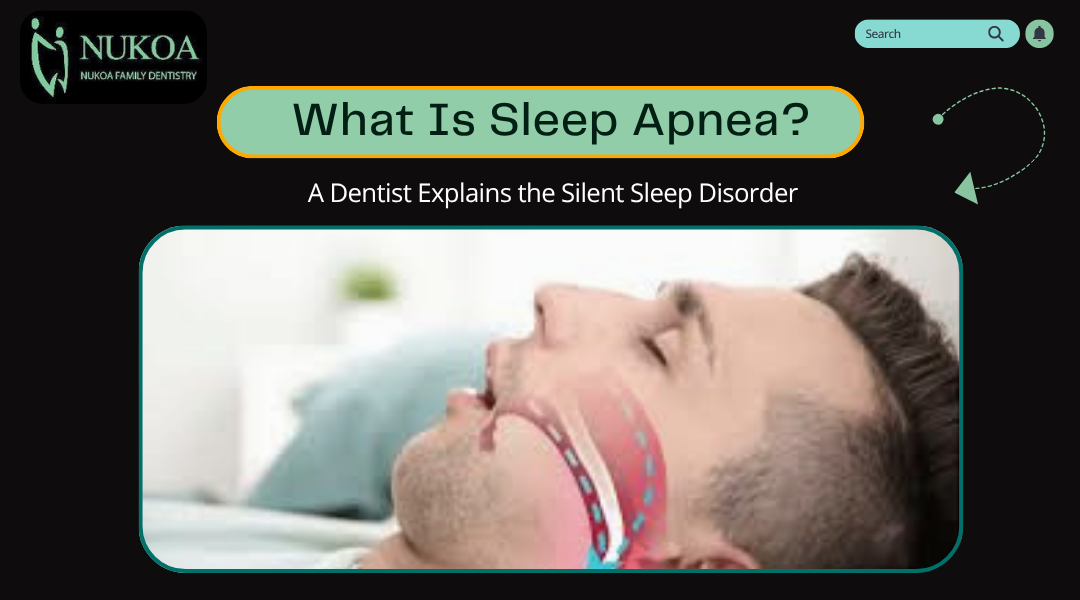 sleep apnea explained by dentist